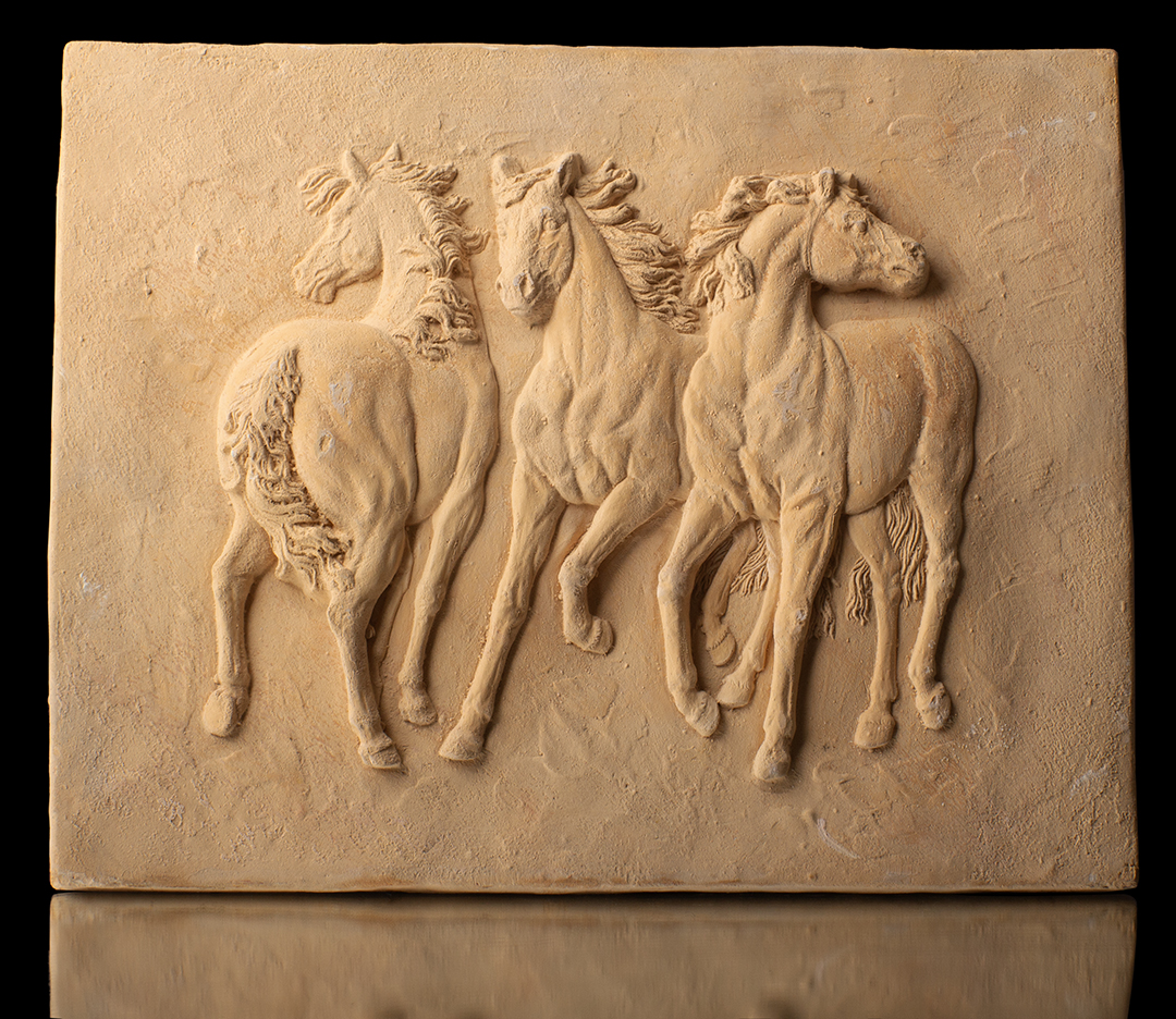 CUADRO CON TRES CABALLOS