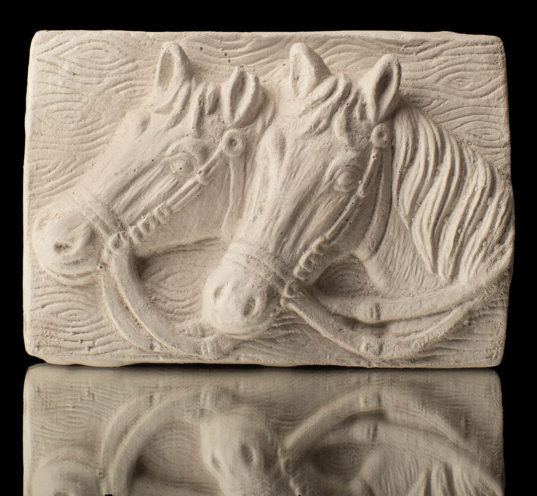 CUADRO CON DOS CABALLOS