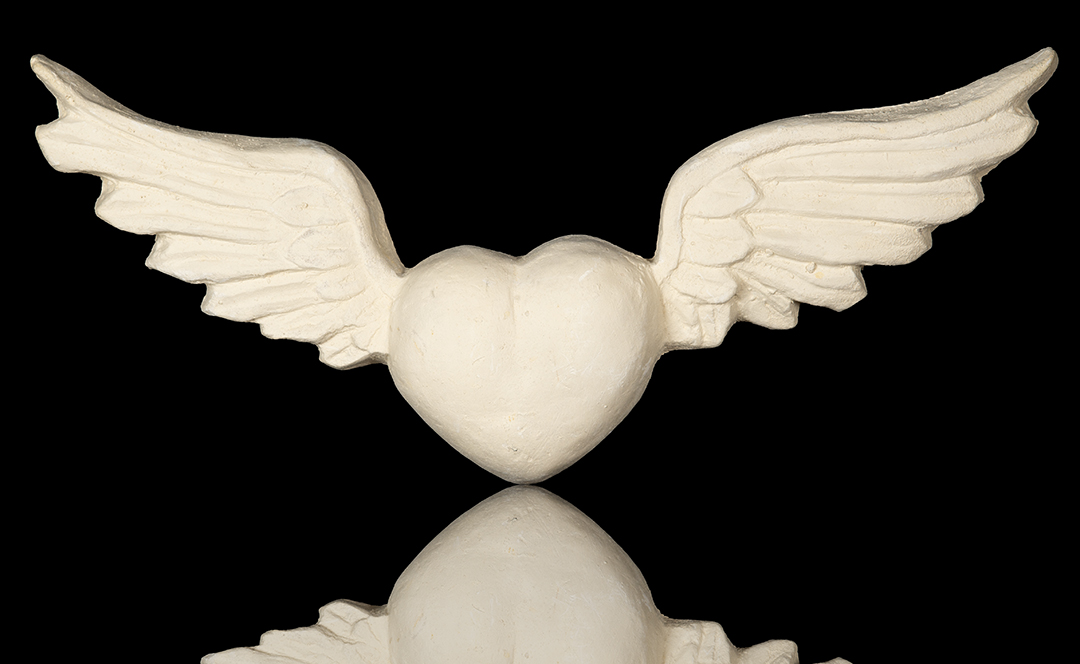 Corazón con alas