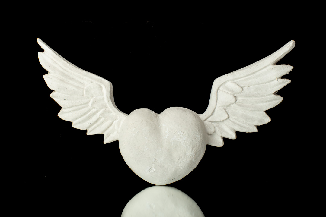 Corazón con alas