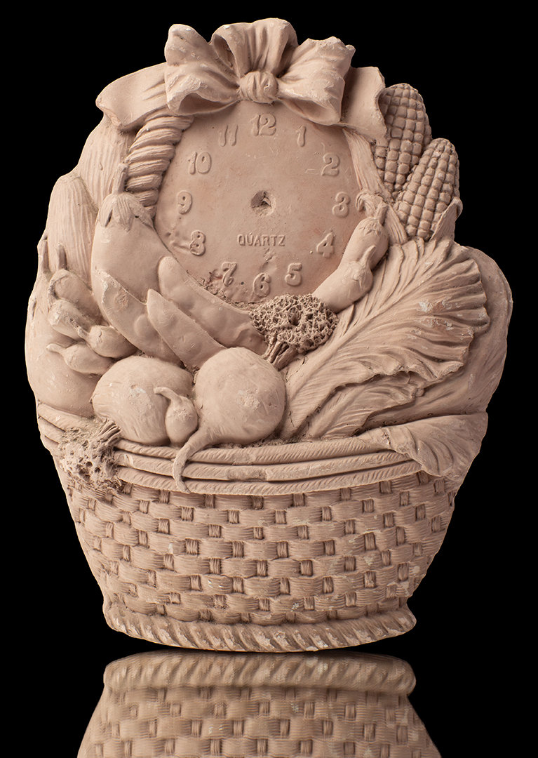 Canasta reloj de frutas