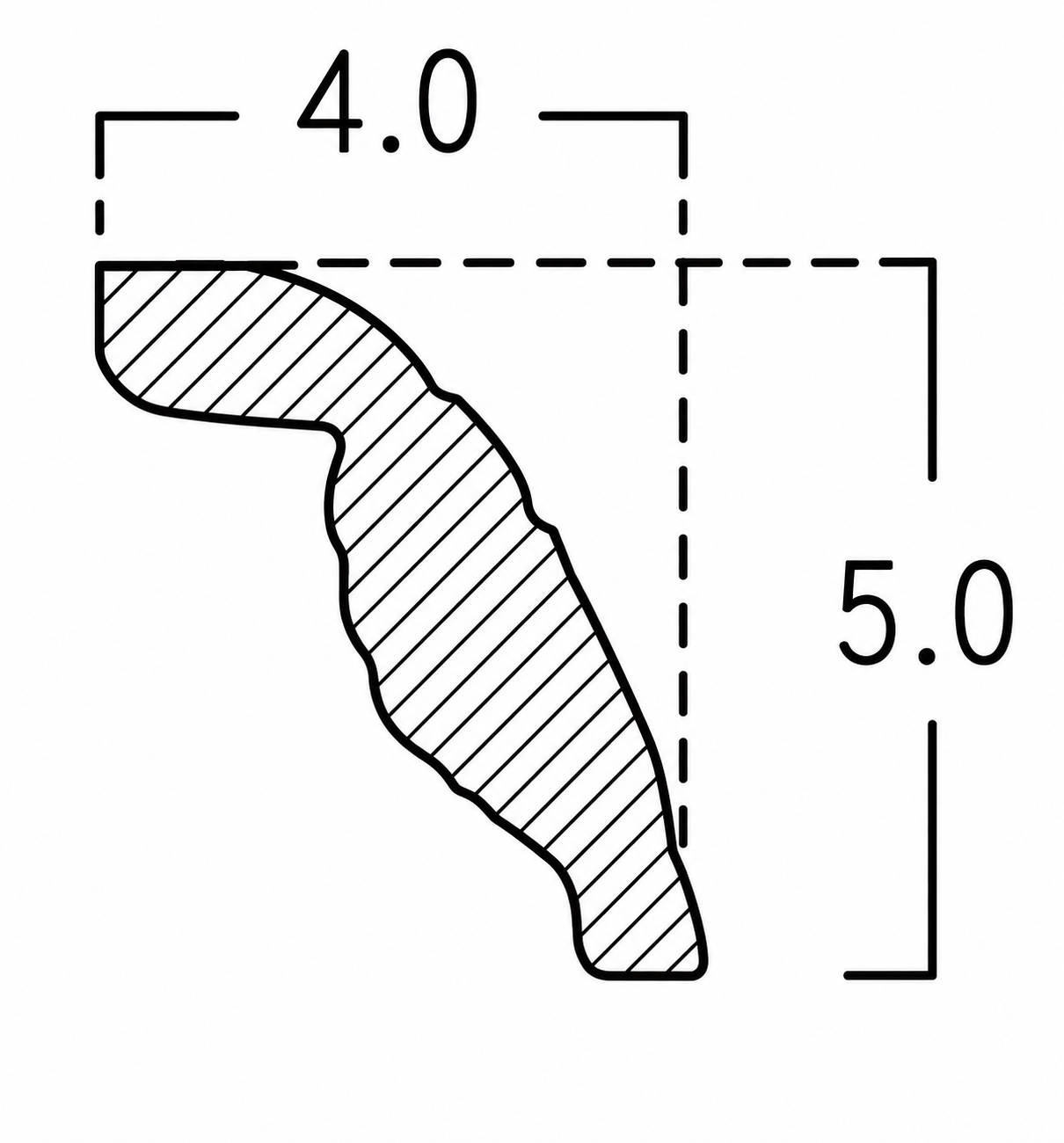 Moldura espiga - segunda vista